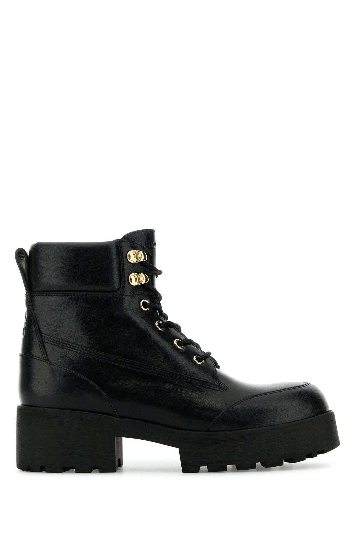 Givenchy Black Leather Trekker Ankle Boots Size US 6 / IT 36 - 1 Thumbnail