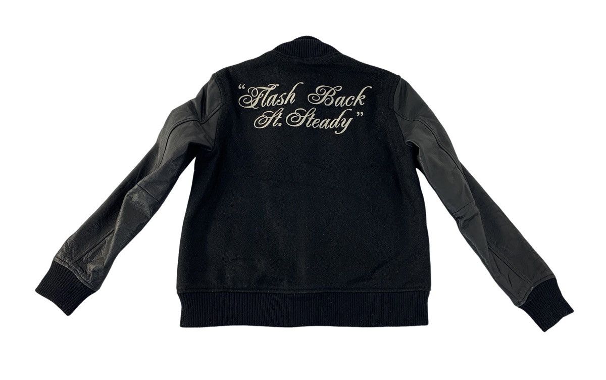 JACKROSE Jackrose Flashback Ft. Steady Bomber Varsity Leather Sleeve Size US M / EU 48-50 / 2 - 2 Thumbnail