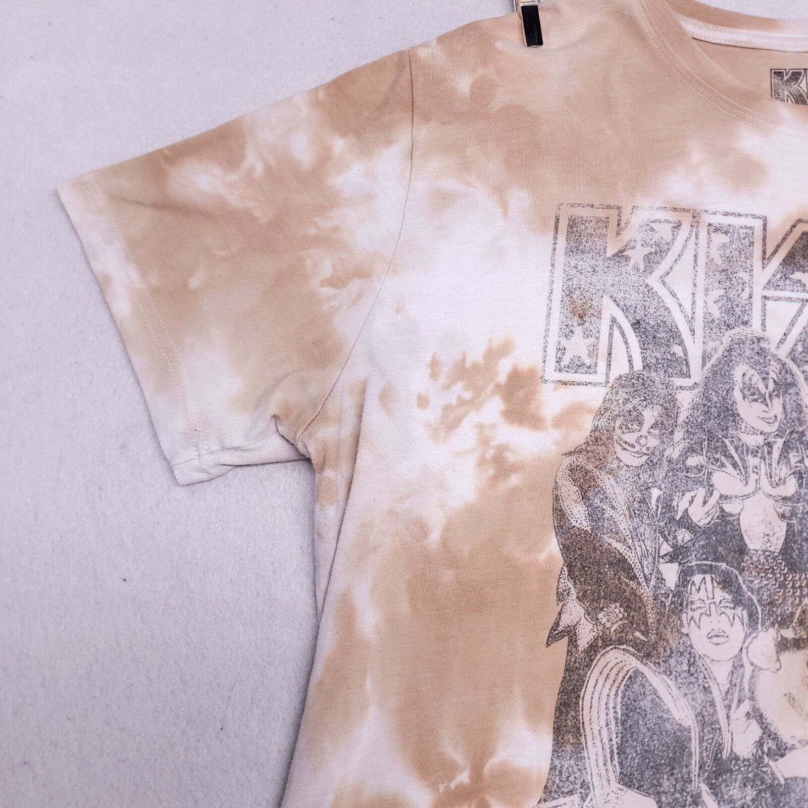 KISS Kiss Casual Graphic T Shirt Adult Mens Size L White Beige Size US L / EU 52-54 / 3 - 5 Thumbnail
