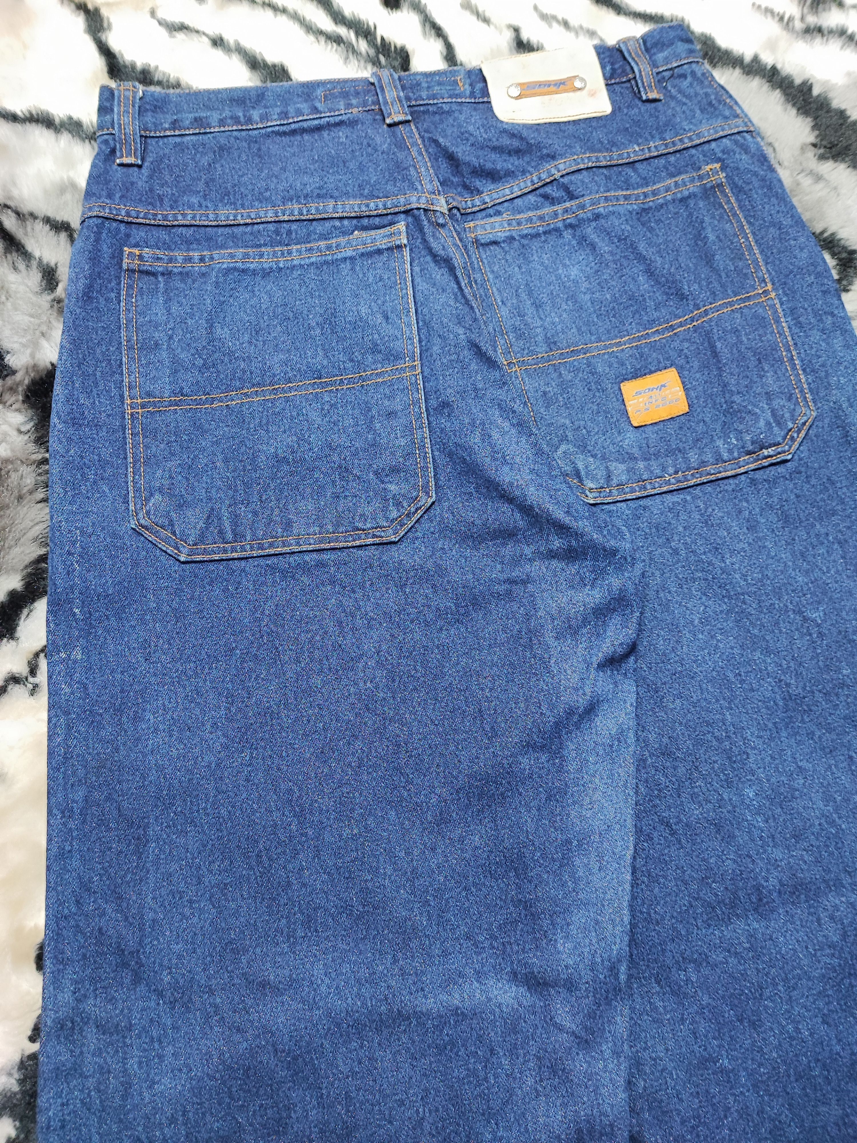 Vintage WIDE BAGGY VINTAGE SCHOOL OF HARD KNOCKS SIZE 32 Size US 32 / EU 48 - 8 Thumbnail