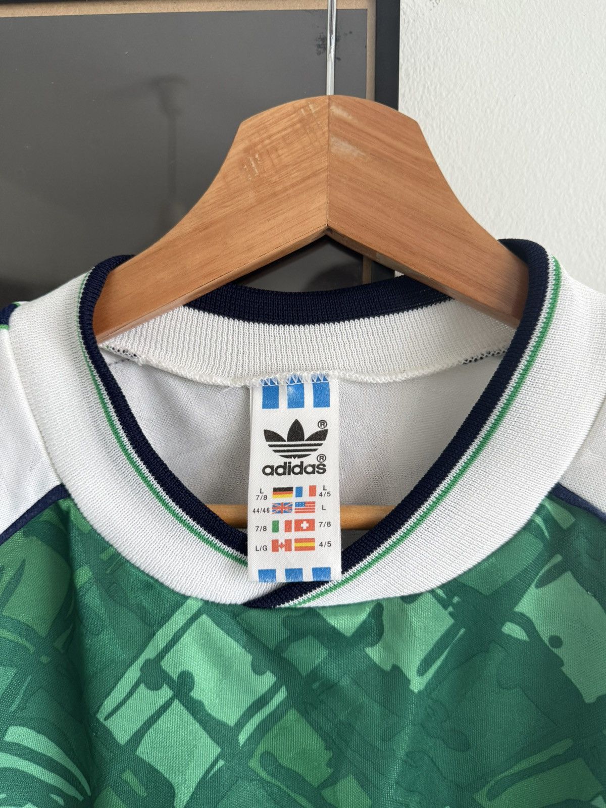 Adidas Vintage 90's Template Football Soccer Shirt Long Sleeve Size US L / EU 52-54 / 3 - 5 Thumbnail