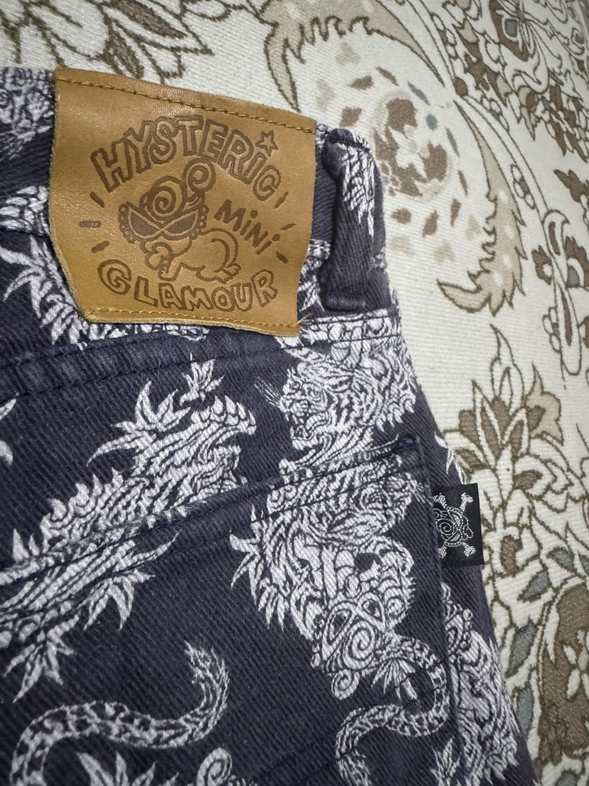 Hysteric Glamour RARE! Hysteric Sport Dragon AOP Jacquard Denim Jeans Size US 26 / EU 42 - 5 Thumbnail