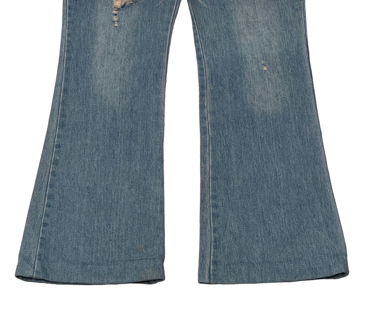 Japanese Brand × Vintage Vintage Japanese Brand Jouer Aux Echecs Flared Jeans 1990s Size US 30 / EU 46 - 6 Thumbnail