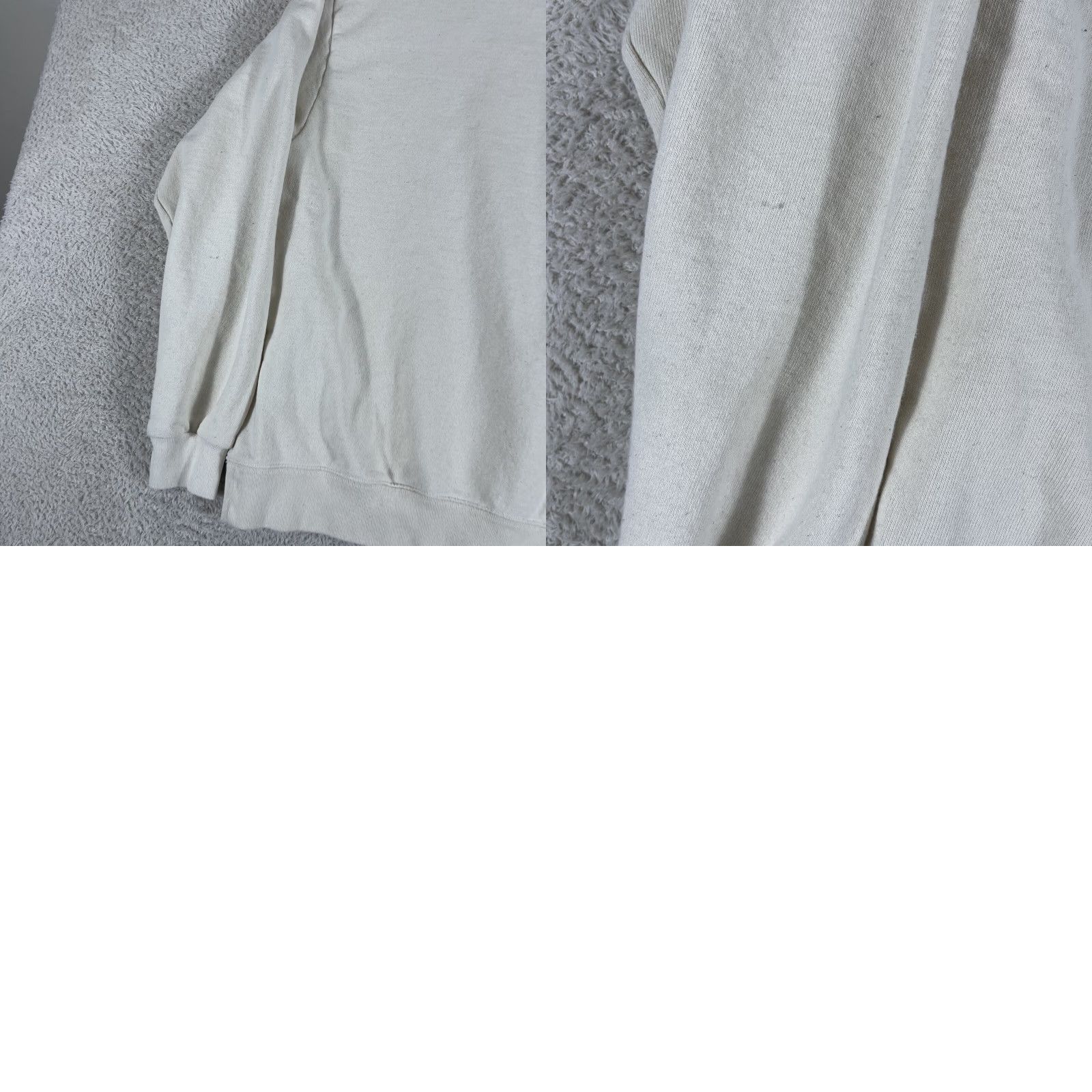Brandy Melville Brandy Melville Radio Silence Crewneck Sweatshirt OSFA One Size Cream Y2K Band Womens Size L / US 10 / IT 46 - 9 Thumbnail