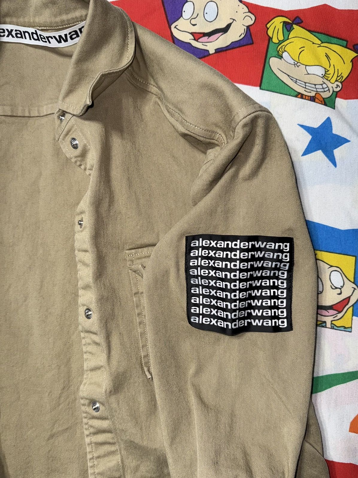 Alexander Wang Alexander Wang Military Work Shirt Button Down Size XS Size US XS / EU 42 / 0 - 5 Thumbnail