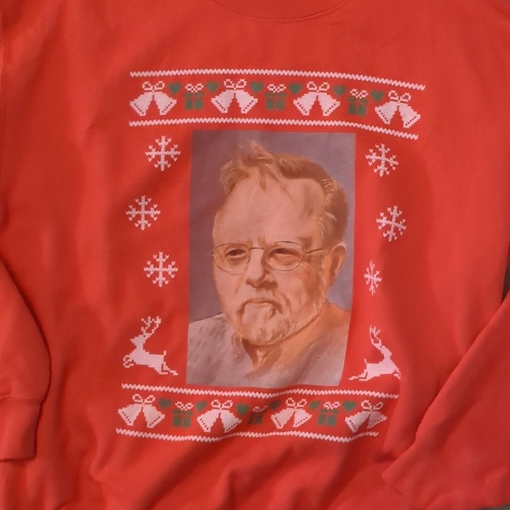 Gildan Gildan red ugly Christmas sweater size medium Size US M / EU 48-50 / 2 - 2 Thumbnail