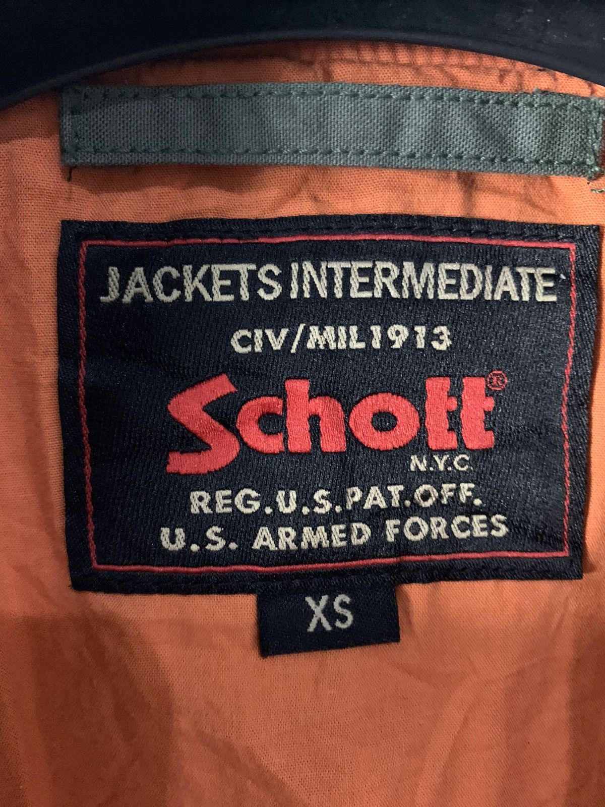 Schott Vintage Schott CWU Intermediate Bomber Jacket like MA 2 Size US XS / EU 42 / 0 - 2 Thumbnail