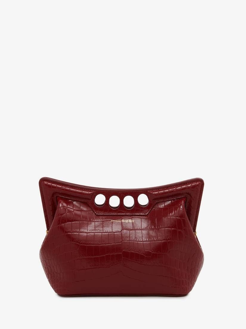 Alexander McQueen o1w1db10925 Size: OS/The Peak Bag Small in Dark Red Size ONE SIZE - 3 Thumbnail