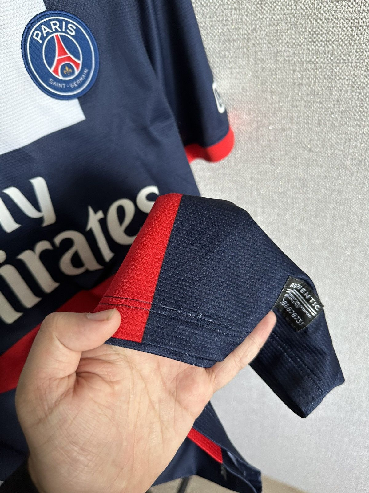 Nike 2013/14 Nike Paris Saint Germain PSG Soccer Jersey Size US M / EU 48-50 / 2 - 10 Thumbnail
