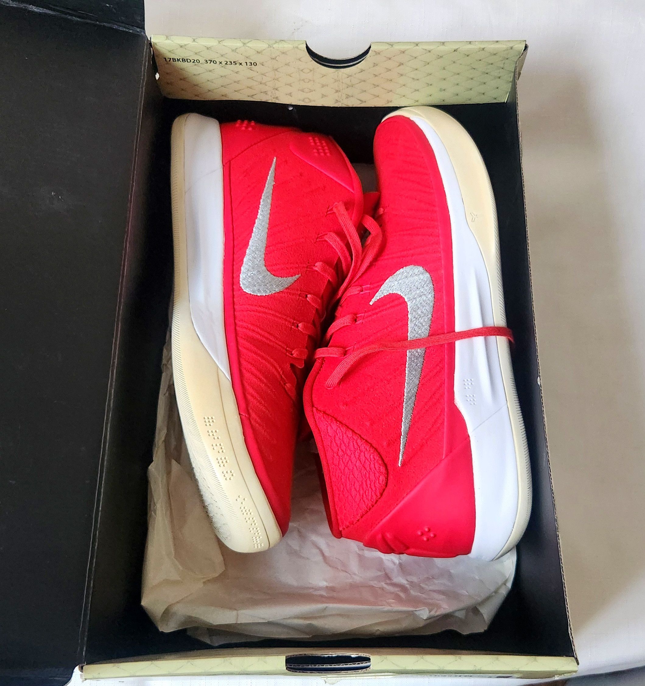 Nike Nike Kobe AD TB PROMO Basketball Red 942521-600 Size 11.5 Size US 11.5 / EU 44-45 - 6 Thumbnail