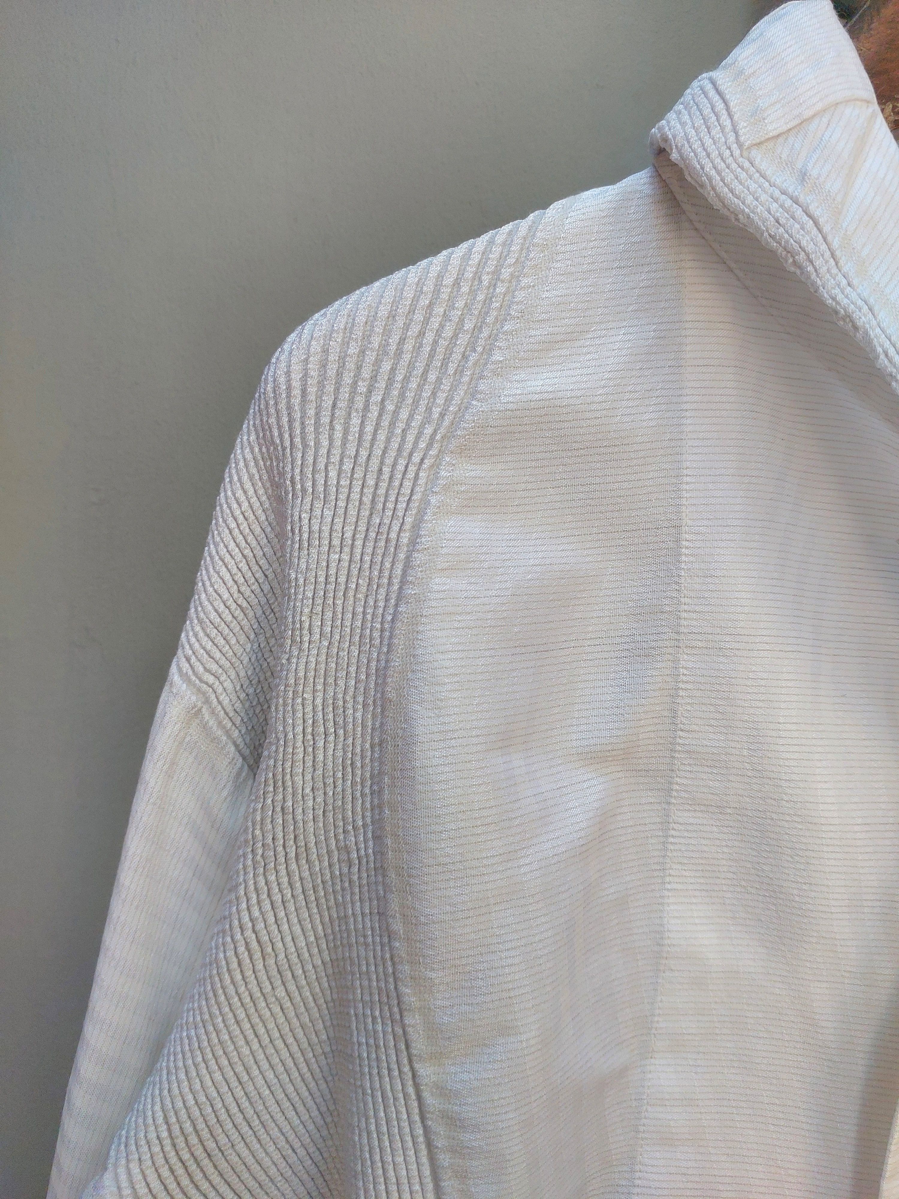 Issey Miyake Issey Miyake White Long Coat Size XS / US 0-2 / IT 36-38 - 5 Thumbnail