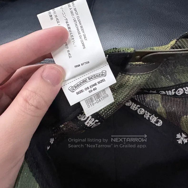 Chrome Hearts CHROME HEARTS Size OS Full camouflage baseball cap Size ONE SIZE - 5 Thumbnail