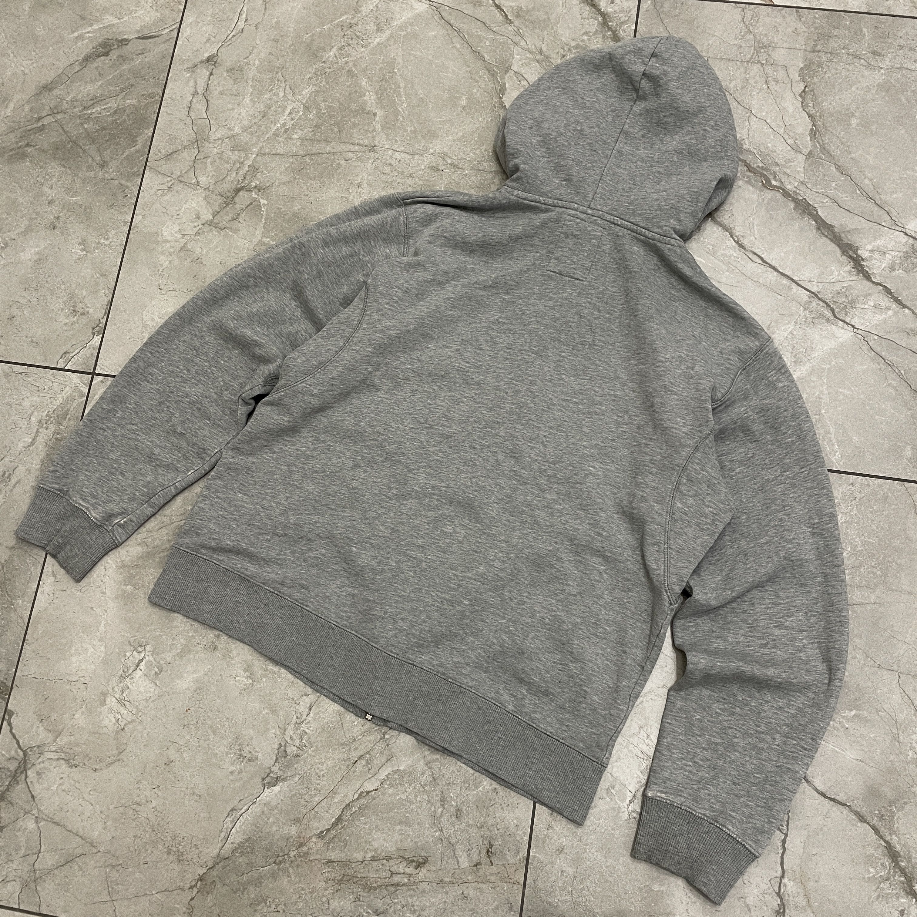 Nike Vintage Y2K Nike Gray Navy Full-Zip Hoodie Skate Grunge size Size US XL / EU 56 / 4 - 8 Thumbnail