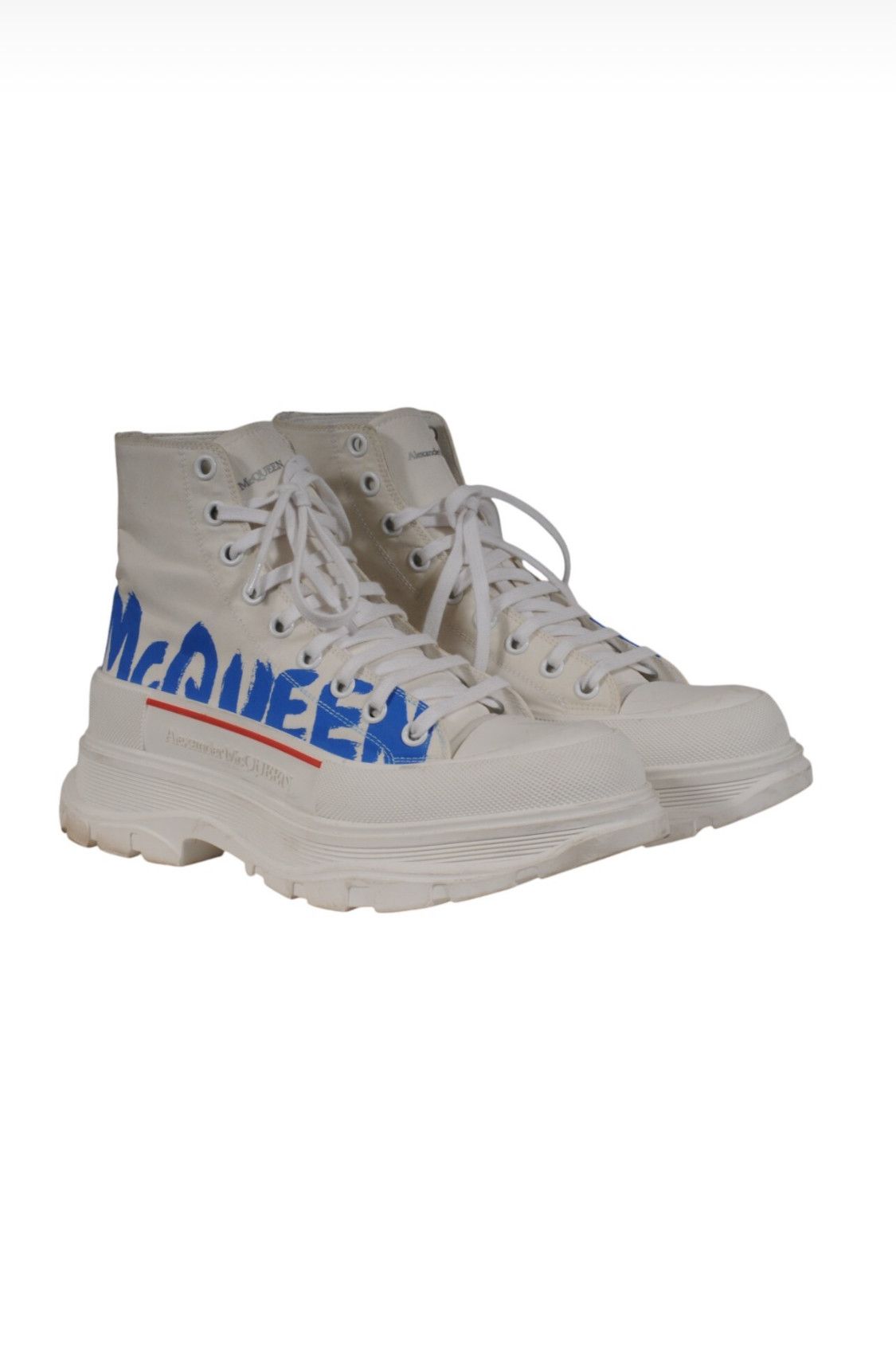 Alexander McQueen Tread Slick Graffiti Logo Boots Size US 9.5 / EU 42-43 - 1 Thumbnail