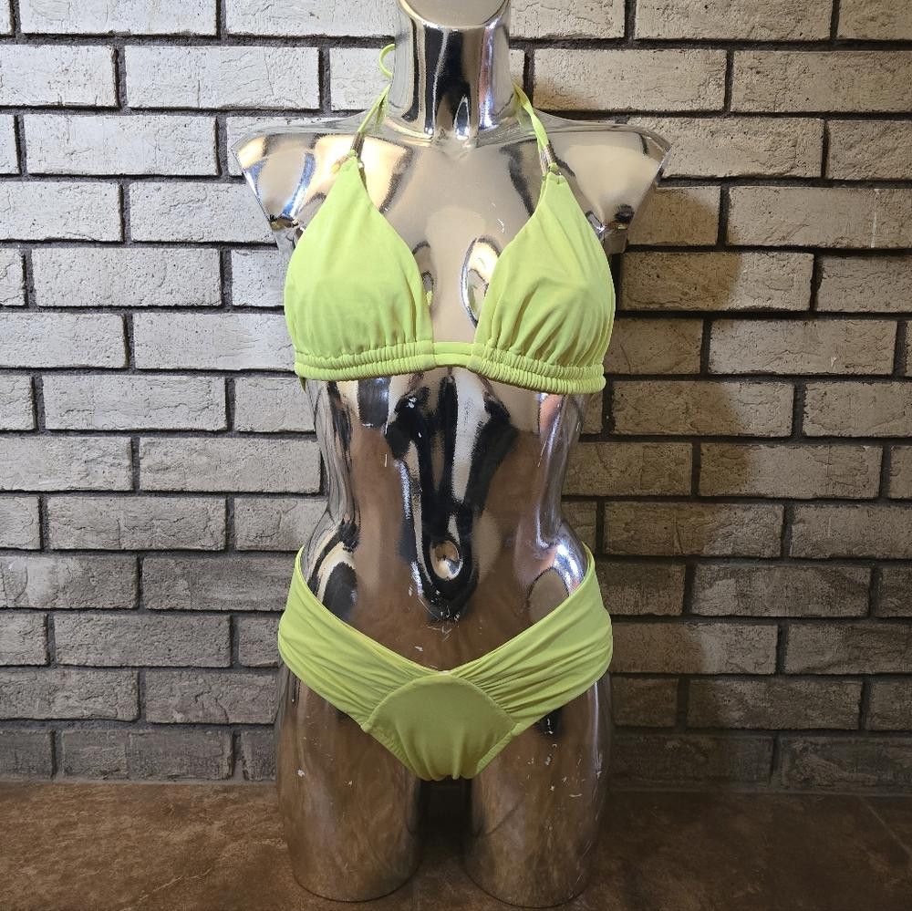 Yellow Neon Sports Illustrated Bikini Set