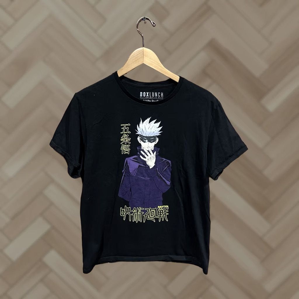 Vintage Jujutsu Kaisen Box Lunch Mens Black Short Sleeve Graphic T-shirt Size Large Size US L / EU 52-54 / 3 - 1 Thumbnail