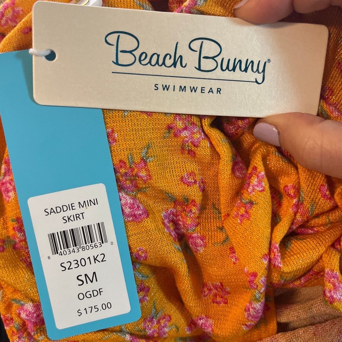 Designer Beach Bunny Orange Saddie Mini Skirt Size Small NWT Size 27" / US 4 / IT 40 - 4 Thumbnail
