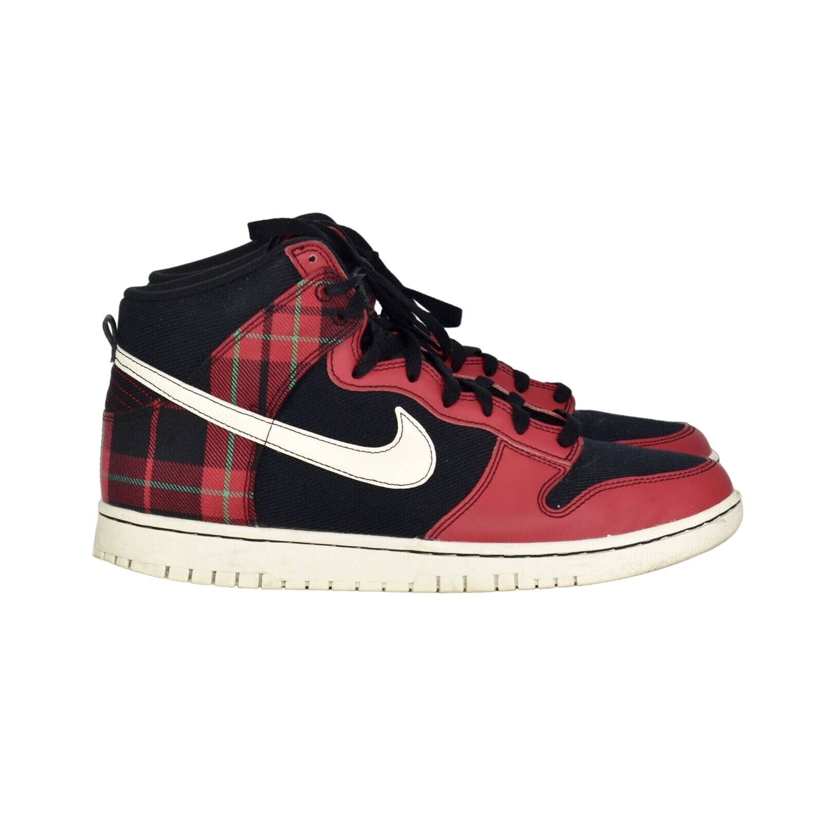 Nike B4 NIKE Dunk High Retro SE Tartan Plaid Red DV0826-001 10.5 Size US 10.5 / EU 43-44 - 2 Thumbnail