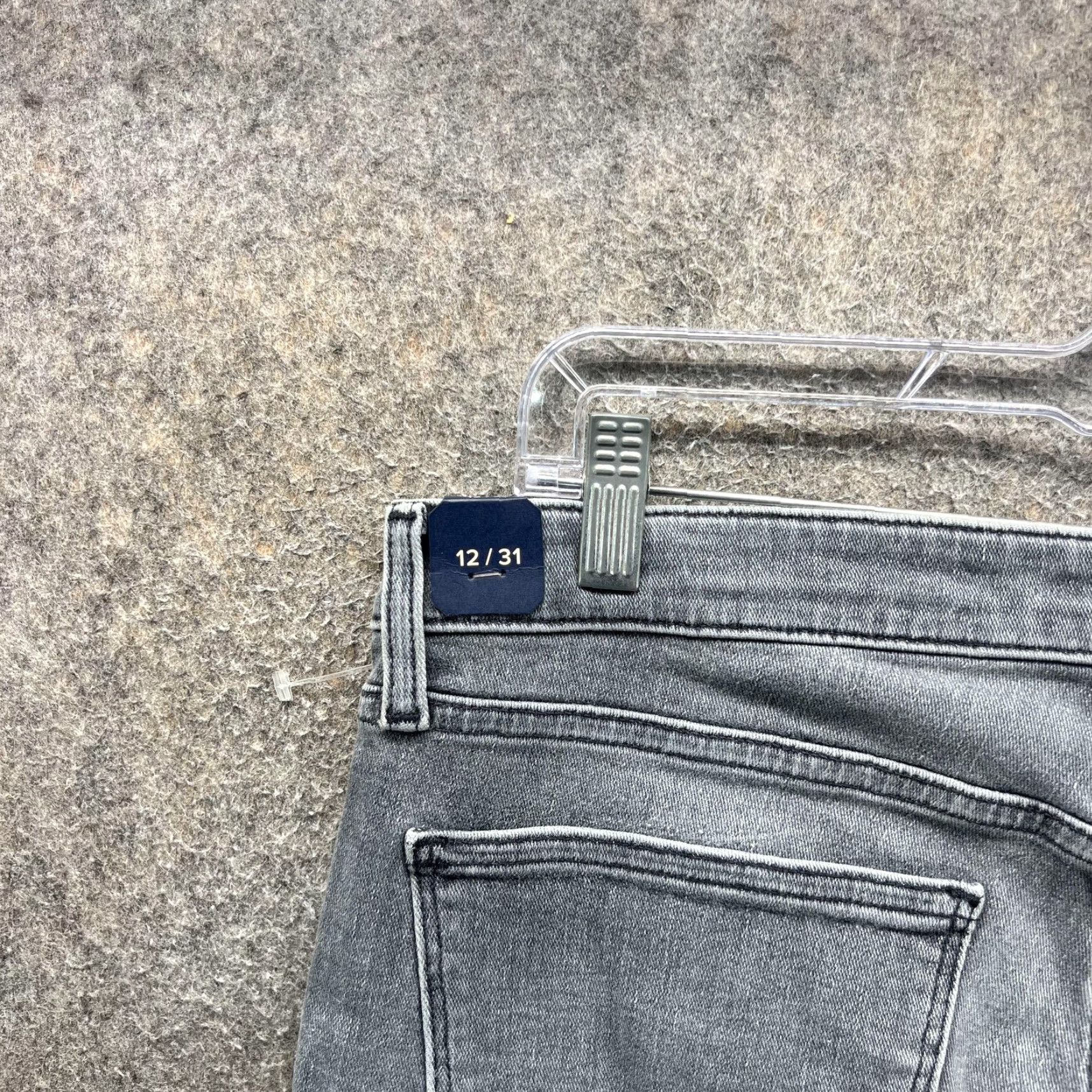 Lucky Brand Lucky Brand Jeans Mens 31 Gray Slim Skinny Milky Way Side Stripe 7W14749 Size US 31 - 7 Thumbnail