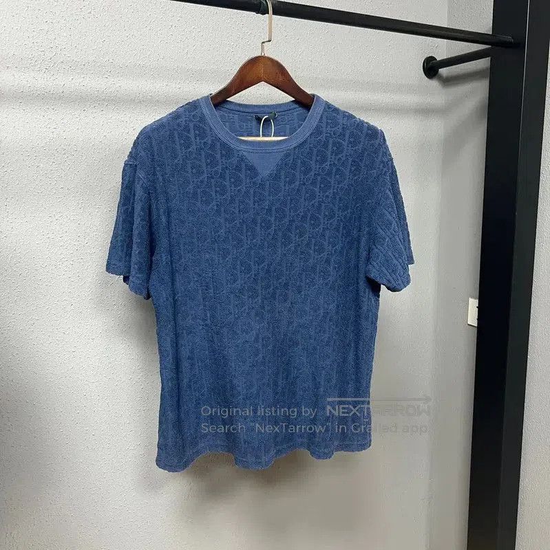 Dior Dior Blue Cotton Men's T-Shirt . Size US L / EU 52-54 / 3 - 1 Thumbnail