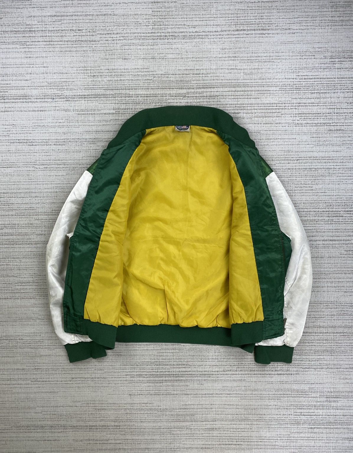 Japanese Brand × Vintage Vintage SSTC Real Athletic Fullzip Bombers Jacket Size US L / EU 52-54 / 3 - 5 Thumbnail