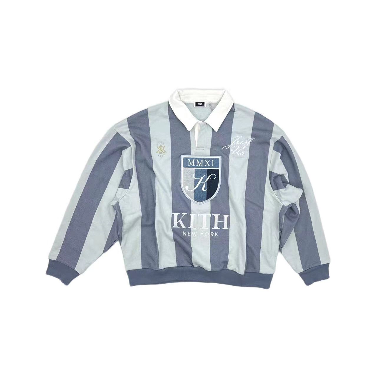Kith Kith Gray Rose Nelson Collared Rugby Pullover | Grailed