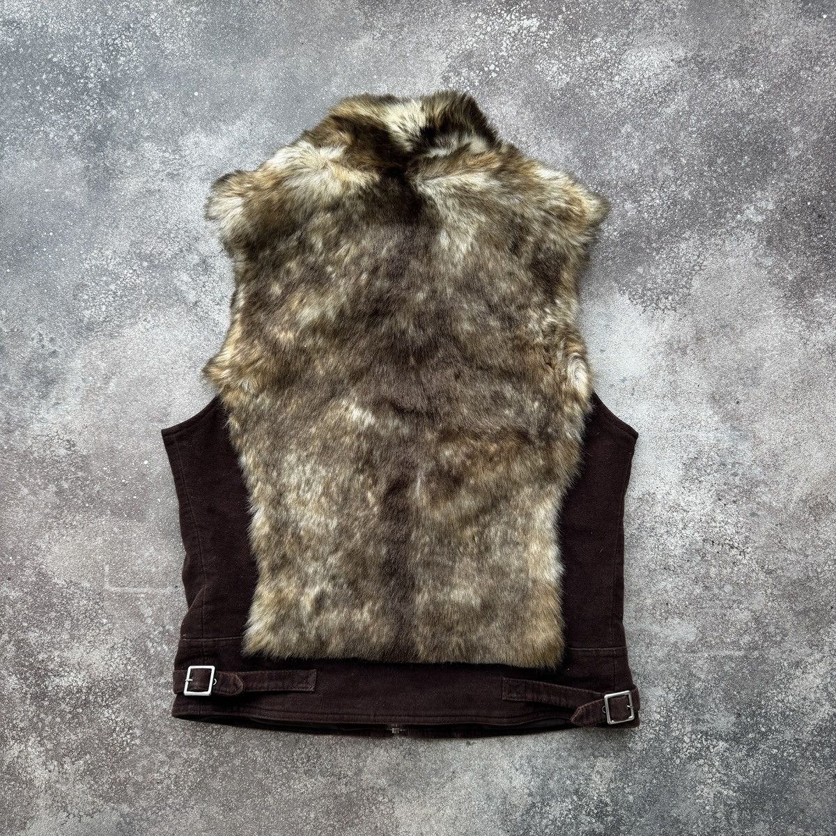 Hysteric Glamour Y2K Grunge Glam Vintage Faux Fur Vest Size M / US 6-8 / IT 42-44 - 2 Thumbnail