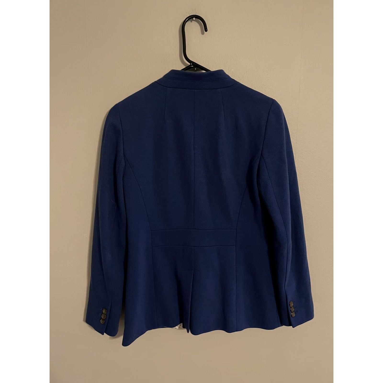 Talbots Talbots Blazer Blue One Button Jacket Ladies Women's 4 Cotton Nylon Travel Size S / US 4 / IT 40 - 3 Thumbnail