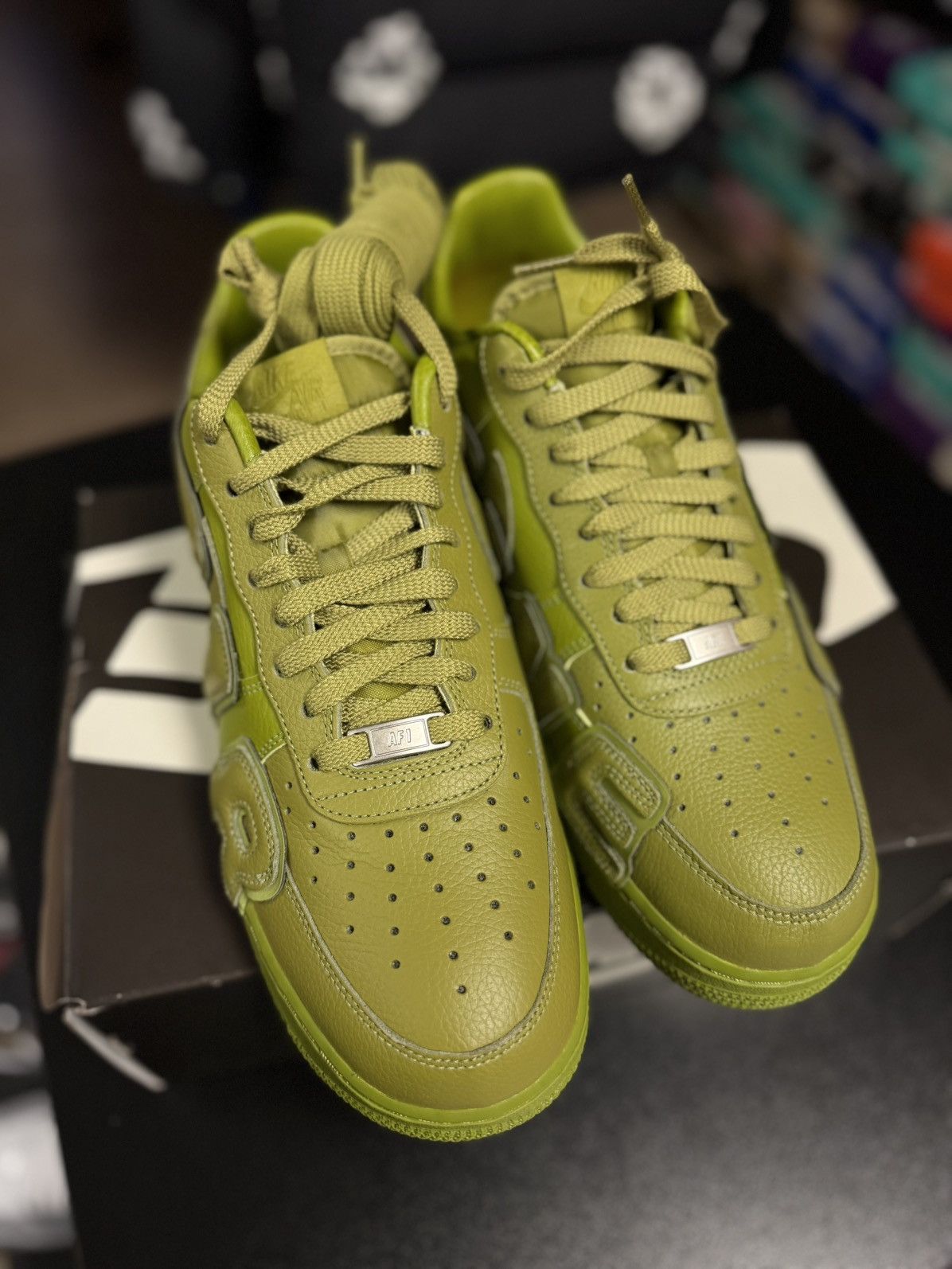 Cactus Plant Flea Market × Nike Nike Air Froce 1 CPFM Moss Size 11.5 Brand New Size US 11.5 / EU 44-45 - 17 Thumbnail
