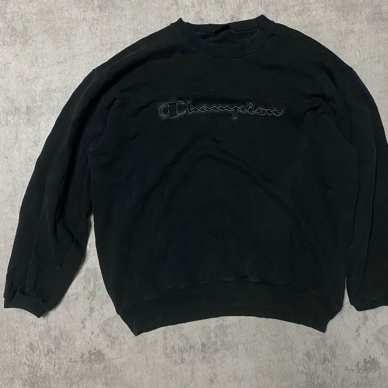 Champion Black Champion crewneck sweatshirt #skater Size US XL / EU 56 / 4 - 1 Thumbnail