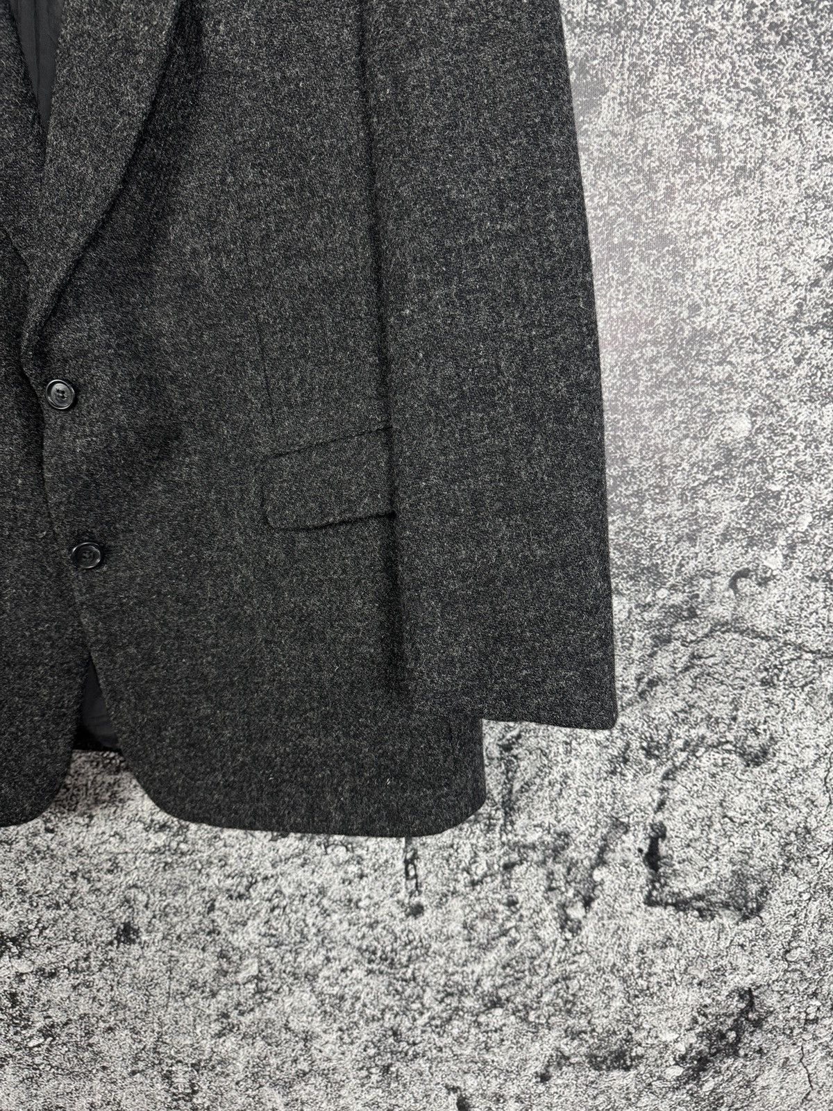 Harris Tweed Harris Tweed Greation Gross Tailored For Wool Blazer Size 27 Size 46S - 5 Thumbnail