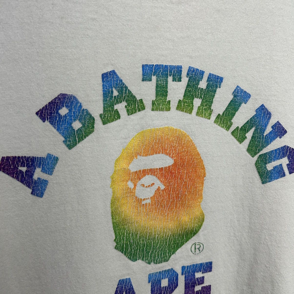 Bape Designer A Bathing Ape bape big graphic logo y2k opium tee Size US L / EU 52-54 / 3 - 3 Thumbnail