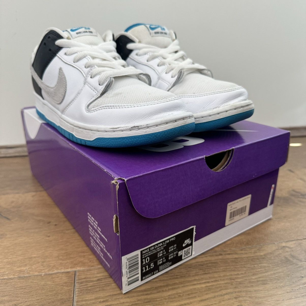 Nike Nike Dunk Low SB Laser Blue Size US 10 / EU 43 - 3 Thumbnail