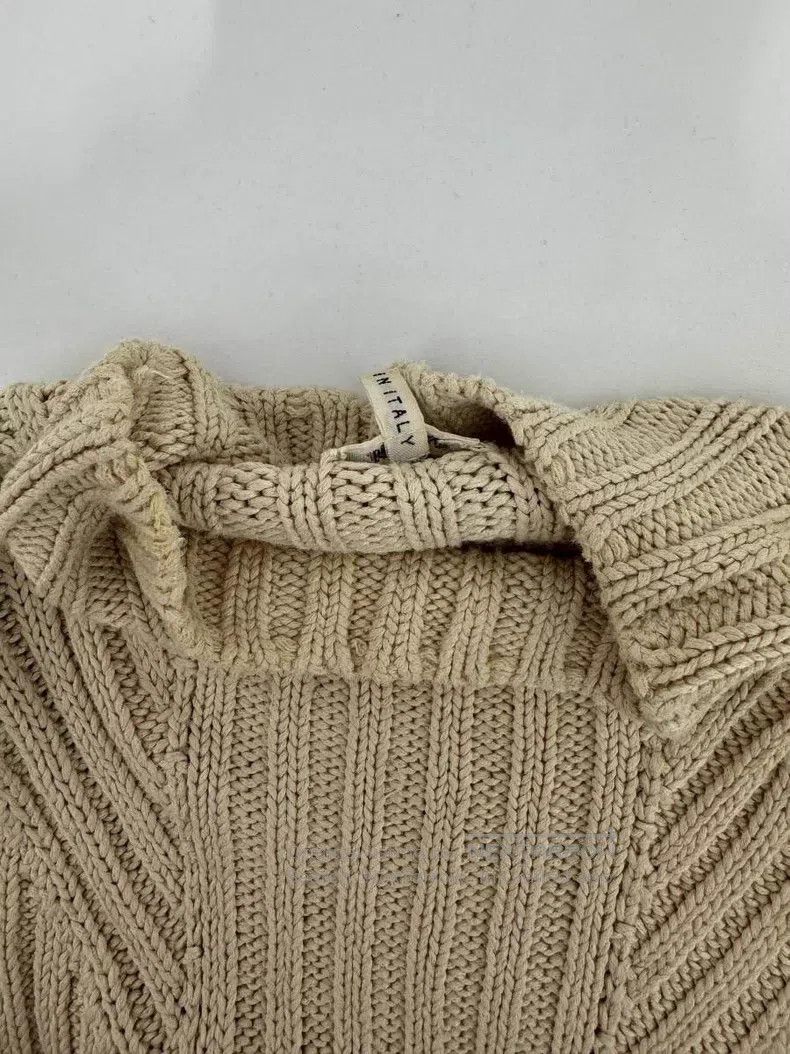Hermes Hermes Beige silk knitted long top Size M / US 6-8 / IT 42-44 - 8 Thumbnail