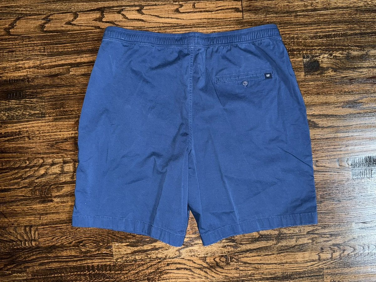 Gap Gap Cotton Drawstring Khaki Shorts 9" Inseam Navy Blue Sz XL Size US 36 / EU 52 - 4 Thumbnail
