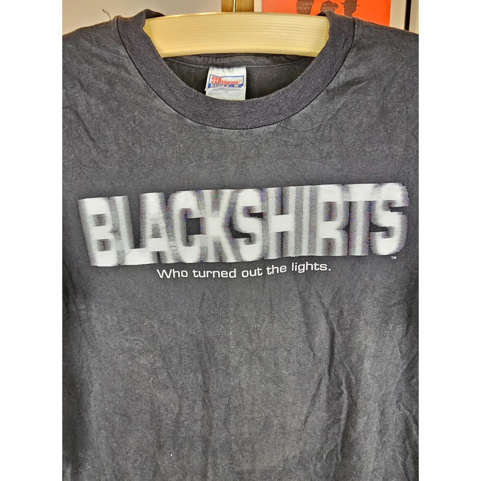 Hanes VINTAGE 90' BLACKSHIRTS NEBRASKA UNIVERSITY CORNHUSKERS SINGLE STITCH T-SHIRT L Size US L / EU 52-54 / 3 - 2 Thumbnail