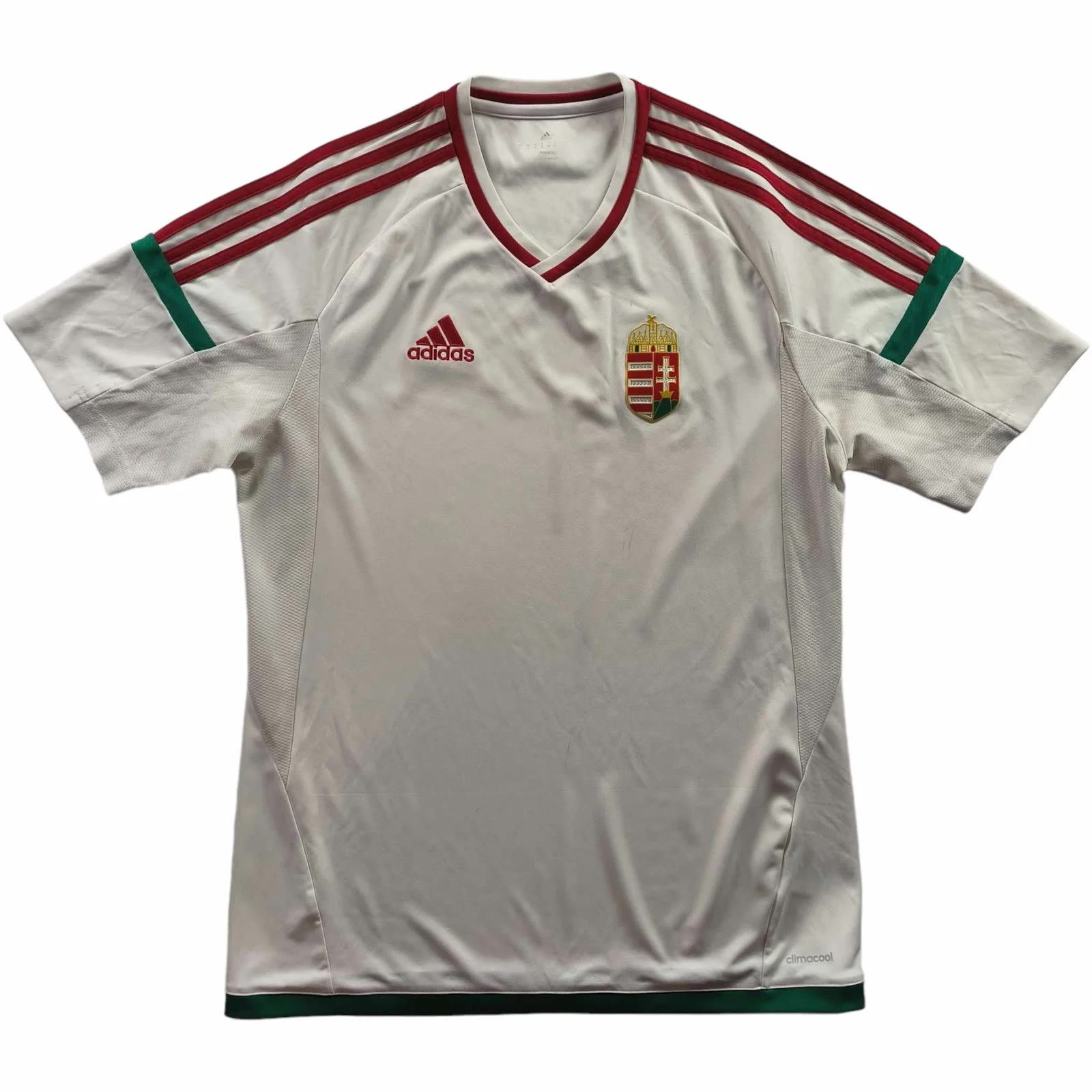 Adidas Hungary 2016-18 Adidas away football jersey size M Size US M / EU 48-50 / 2 - 1 Thumbnail