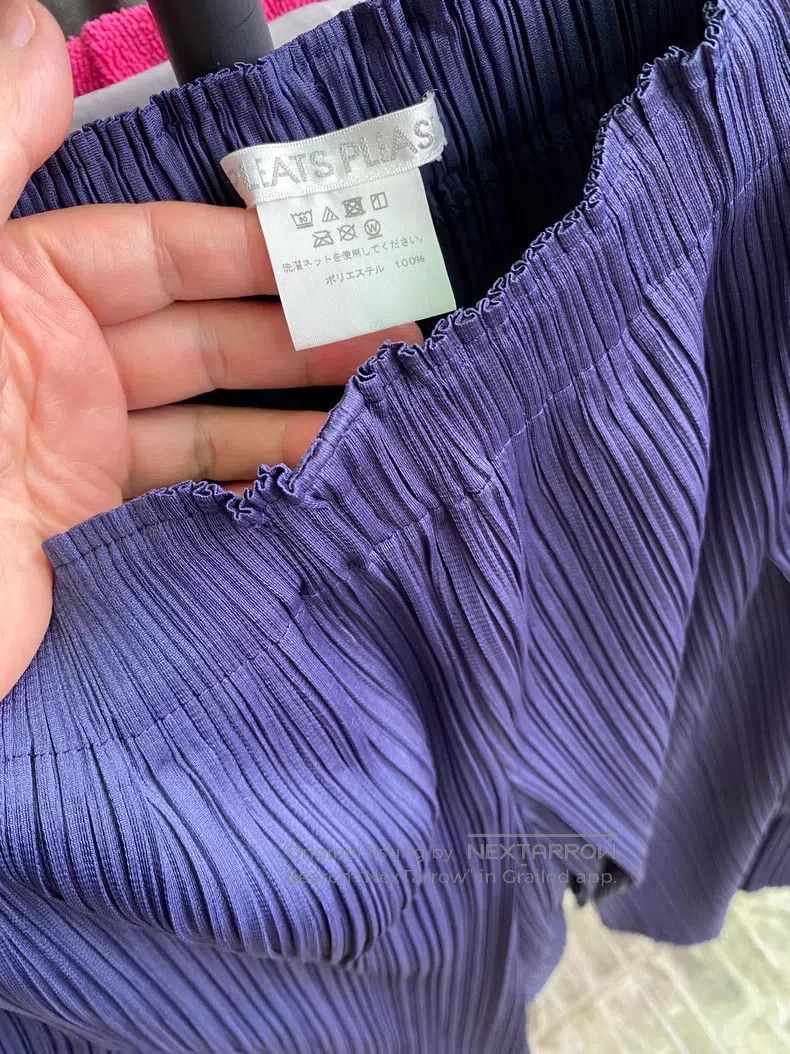 Issey Miyake Issey Miyake Blue Pants Size 25" / US 0 / IT 36 - 3 Thumbnail