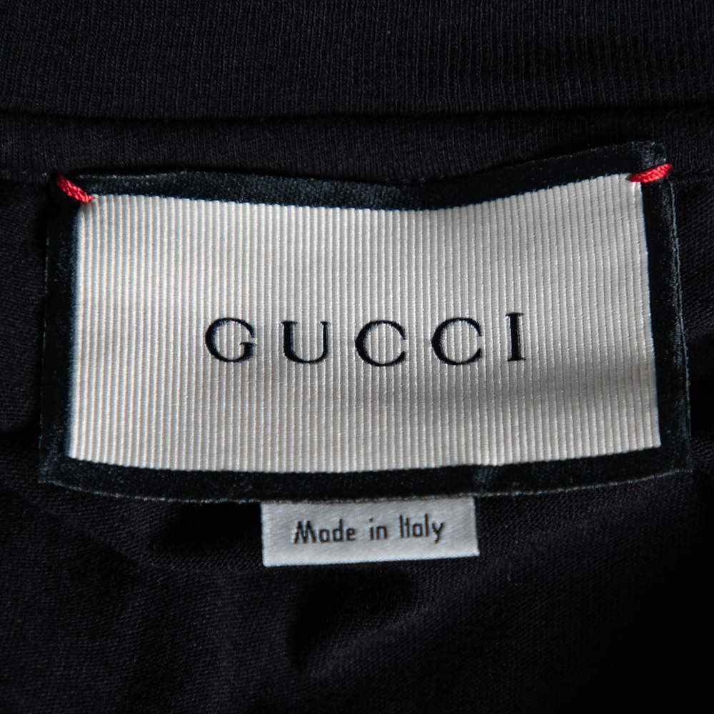 Gucci Gucci Vintage GG Logo Black Short Sleeve T-Shirt Size US XL / EU 56 / 4 - 5 Thumbnail