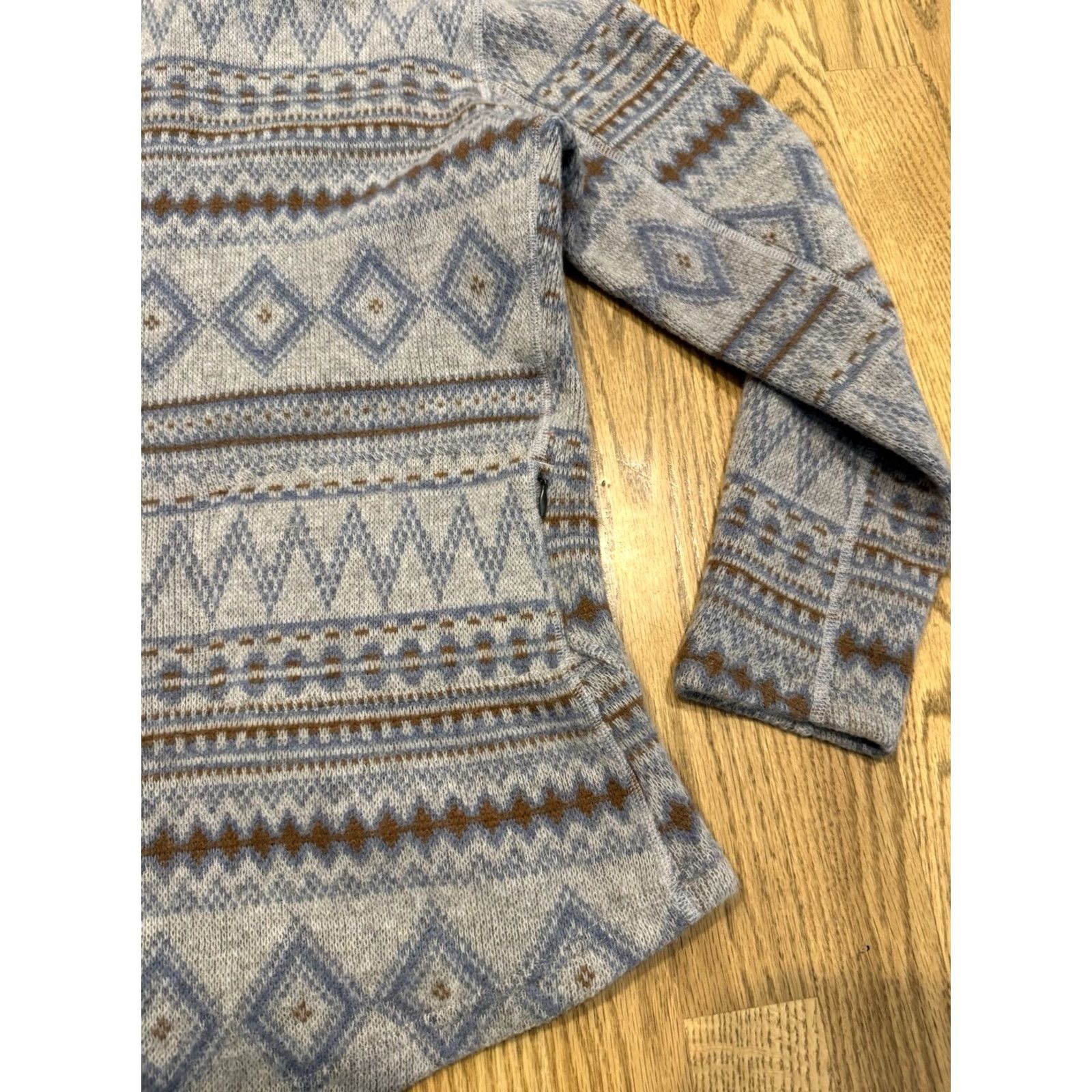 Smartwool SmartWool Sweater Womens S Beige Hudson Trail Fleece Pullover Women Turtleneck Pockets Size S / US 4 / IT 40 - 7 Thumbnail