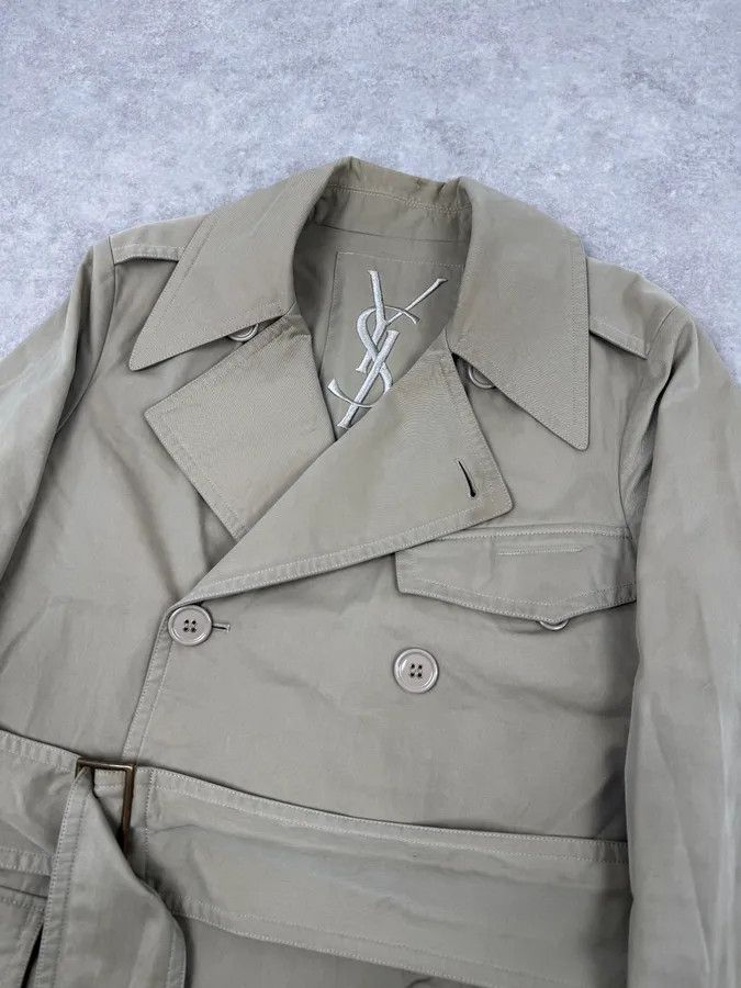 Yves Saint Laurent AW2005 Yves Saint Laurent Beige Belted Trench Coat Size US M / EU 48-50 / 2 - 5 Thumbnail