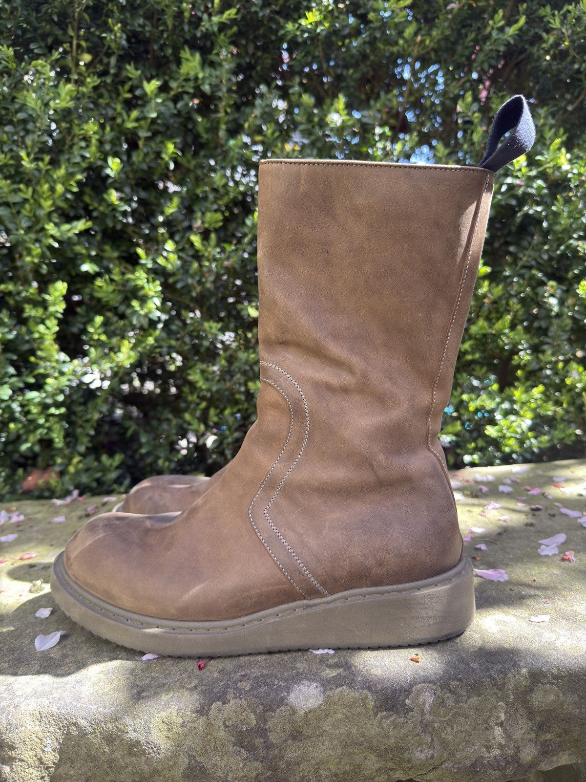 Rick Owens 2000s Rick Owens Creeper Boots Brown Size US 10 / EU 43 - 1 Thumbnail