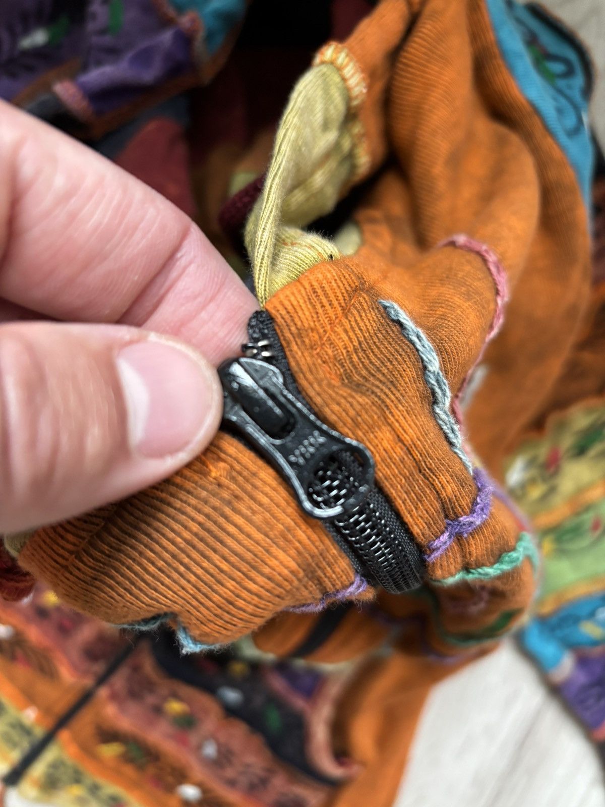 Other Ezhippie Nepal Cotton Patchwork Hoodie Festival Rainbow Size M / US 6-8 / IT 42-44 - 12 Thumbnail