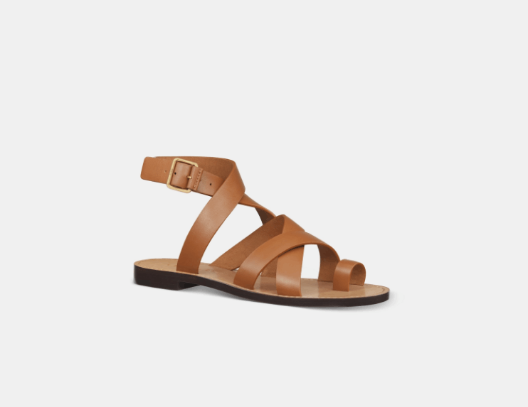 Dior o1w1db10725 KCO024 Sun Toe-Ring Sandals in Camel Size US 7 / IT 37 - 2 Thumbnail