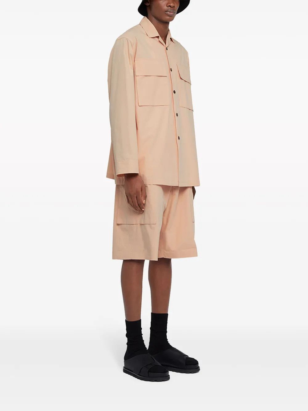 Jil Sander o1w1db10825 Cotton Shirt in Pink Size US S / EU 44-46 / 1 - 3 Thumbnail