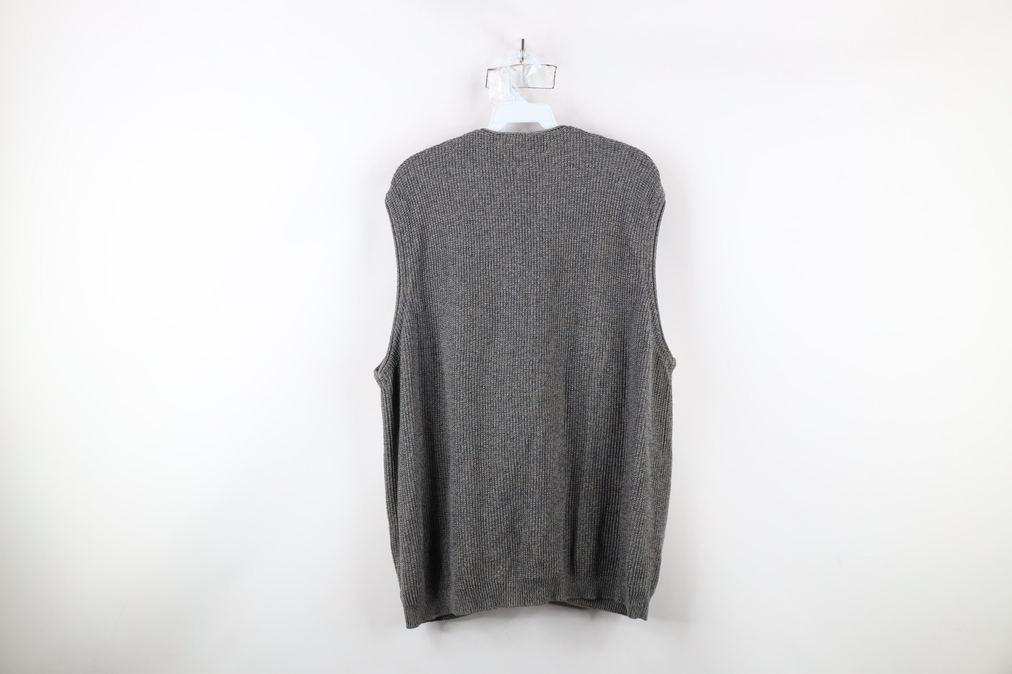 Eddie Bauer × Vintage Vintage 90s Eddie Bauer Knit Cardigan Sweater Vest Japan Size US XL / EU 56 / 4 - 7 Thumbnail