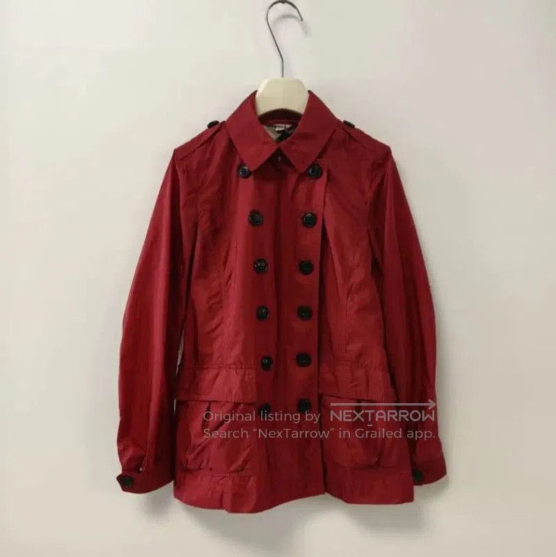 Burberry Burberry Red Women's Trench Coat. Size XXS / US 00 / IT 34 - 1 Thumbnail