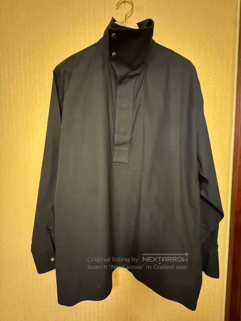 Givenchy Givenchy Size38 Black High-Neck Shirt, Size 38, Oversize Size US M / EU 48-50 / 2 - 1 Thumbnail