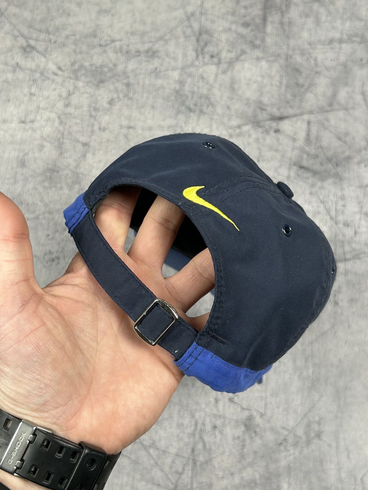 Nike × Vintage Vintage Nike Swoosh Logo Nylon Cap drill y2k alyx Size ONE SIZE - 7 Thumbnail