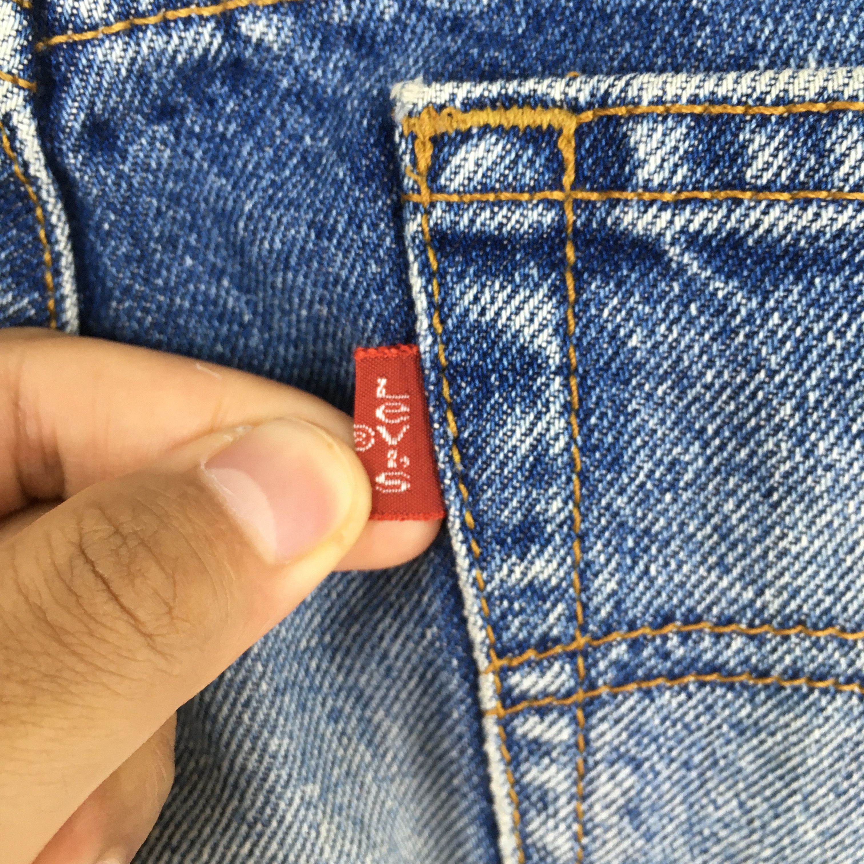 Levi's Size 31x28 Vintage 90s Levi's 505 Faded Blue Jeans S1031 Size US 31 - 12 Thumbnail